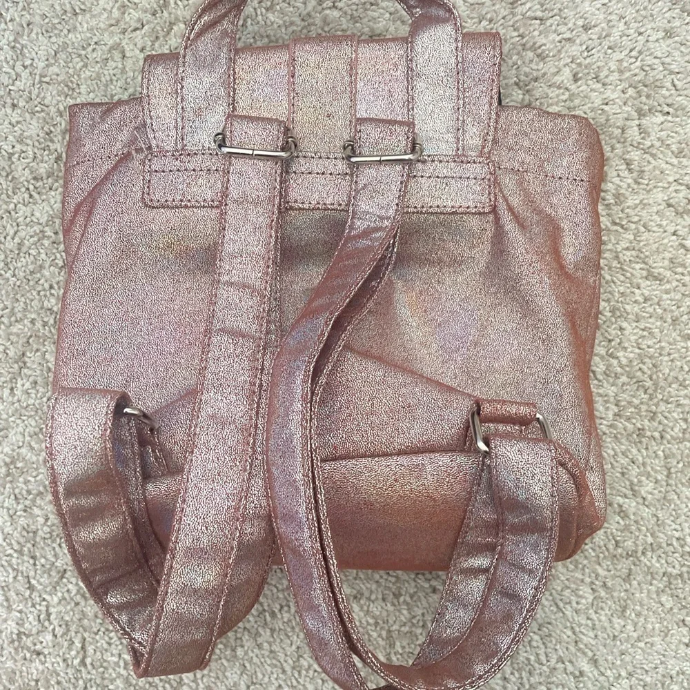 Wild Fable mini backpack sparkly iridescent pink NWOT